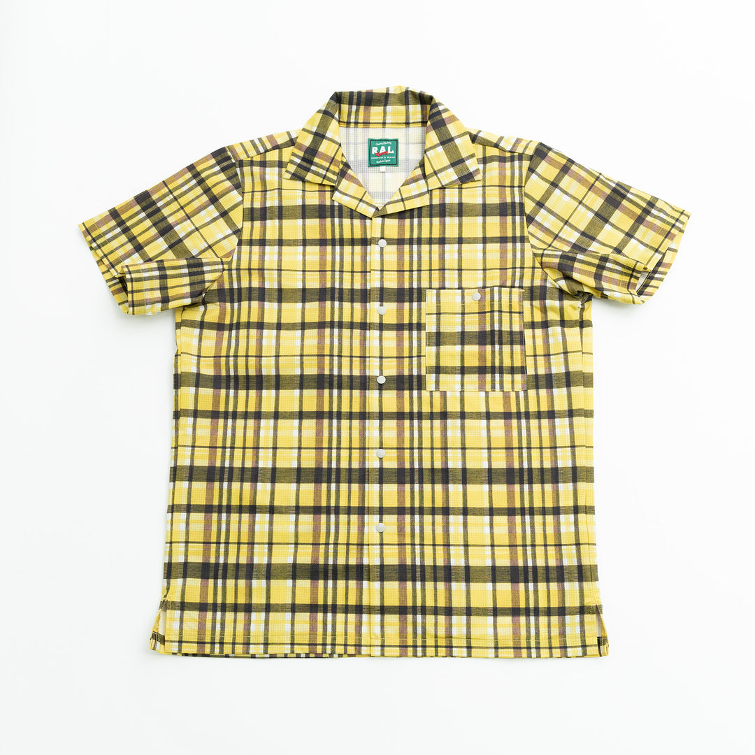 【サルベージ品】ファストパス サイクルシャツ / イエローチェック / サイズ3(S)