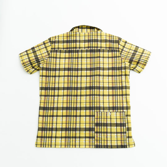 【サルベージ品】ファストパス サイクルシャツ / イエローチェック / サイズ3(S)