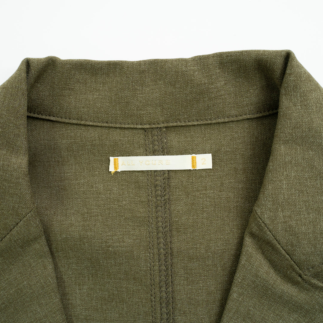 【サルベージ品】「着たくないのに、毎日着てしまう」ジャケット / オリーブ / サイズ2