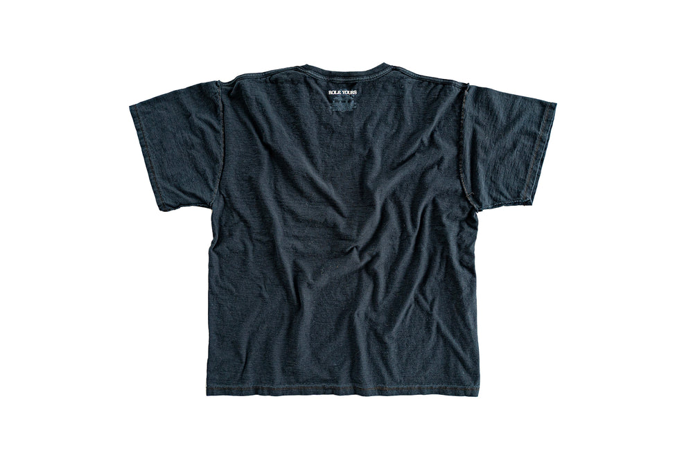 【ROLE YOURS】半袖Tシャツ / ブラック / メンズ3Lサイズ相当