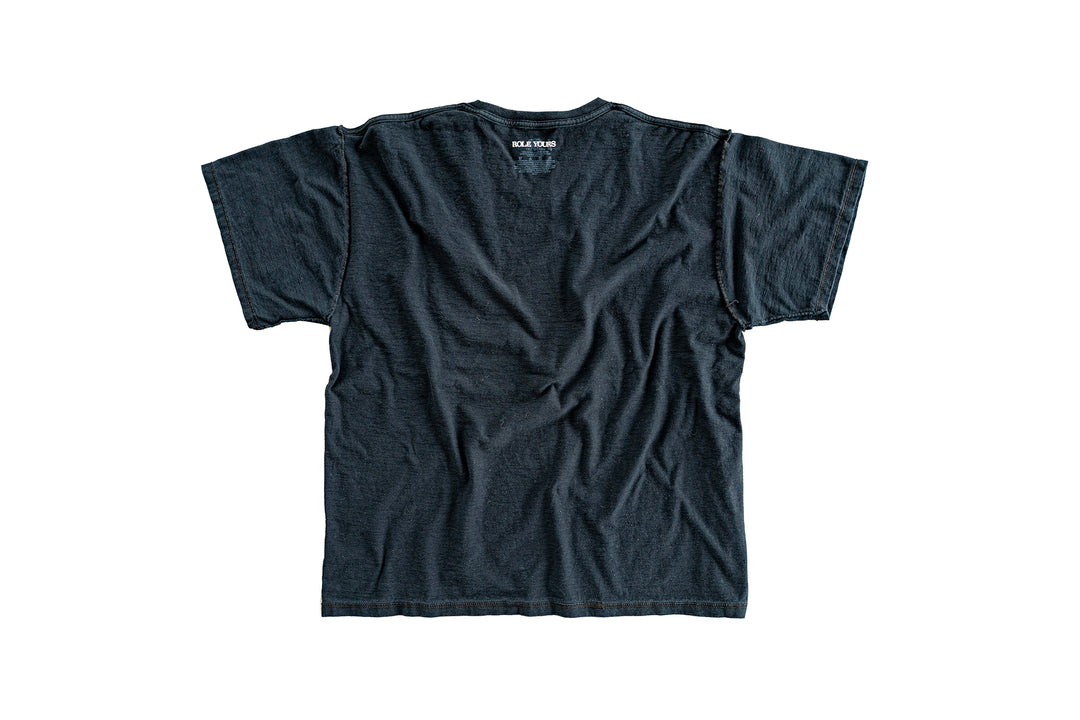 【ROLE YOURS】半袖Tシャツ / ブラック / メンズ3Lサイズ相当