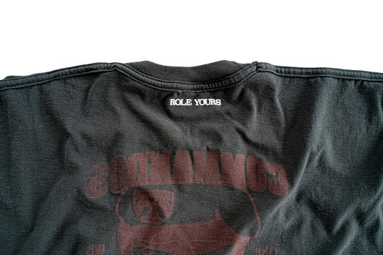 【ROLE YOURS】半袖Tシャツ / ブラック / メンズXLサイズ相当