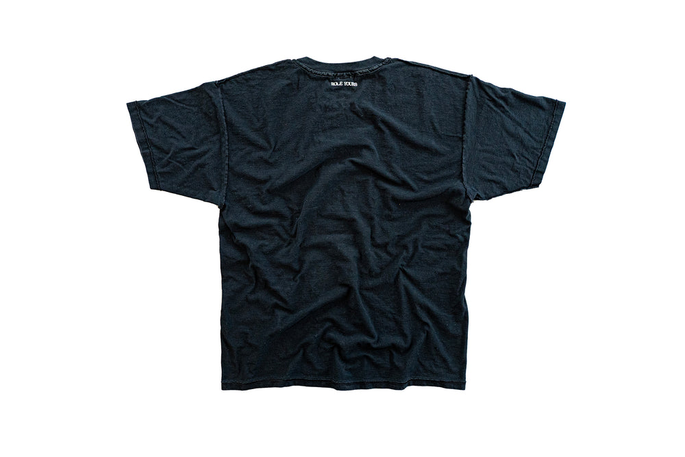 【ROLE YOURS】半袖Tシャツ / ブラック / メンズ3Lサイズ相当