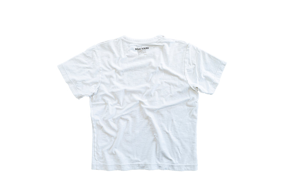 【ROLE YOURS】半袖Tシャツ / ホワイト / レディースMサイズ相当