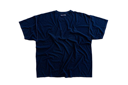 【ROLE YOURS】半袖Tシャツ / ネイビー / メンズ6Lサイズ相当