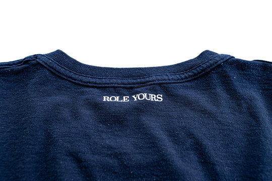 【ROLE YOURS】半袖Tシャツ / ネイビー / メンズ6Lサイズ相当