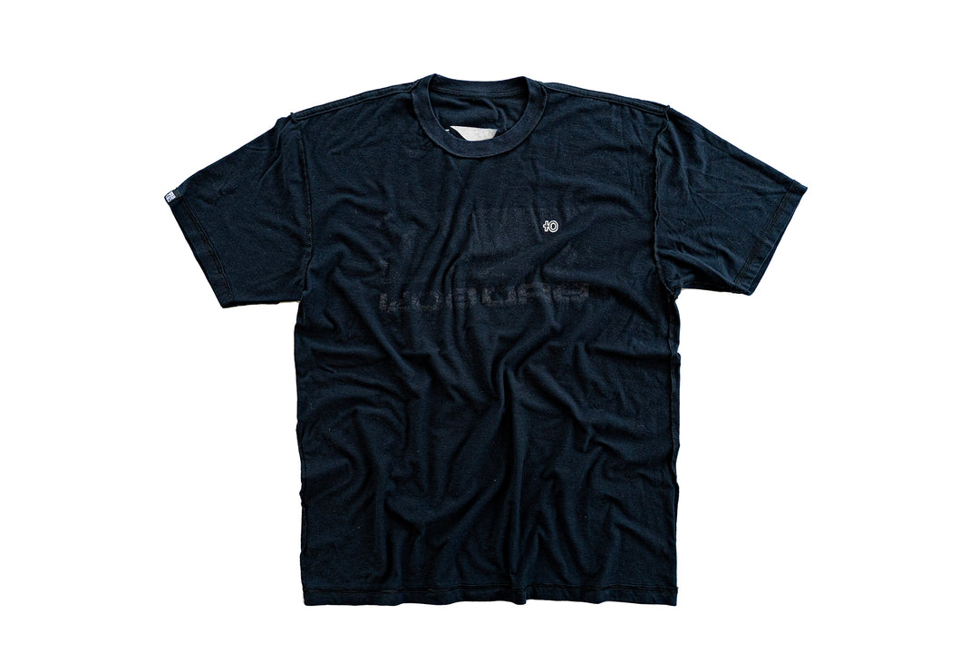 【ROLE YOURS】半袖Tシャツ / ブラック / メンズXLサイズ相当