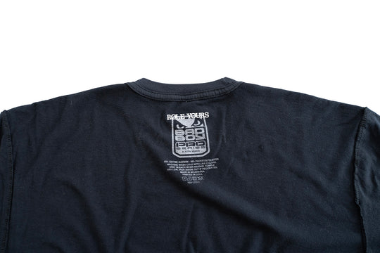 【ROLE YOURS】半袖Tシャツ / ブラック / メンズXLサイズ相当