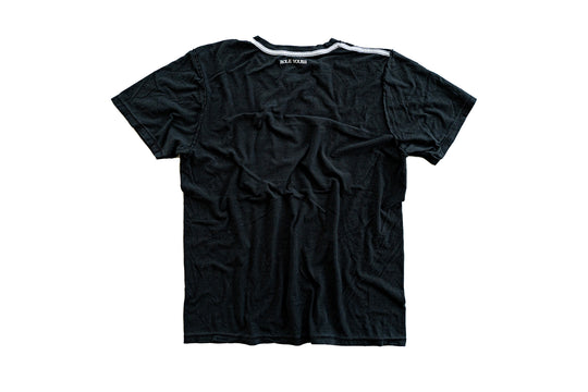 【ROLE YOURS】半袖Tシャツ / ブラック / メンズMサイズ相当