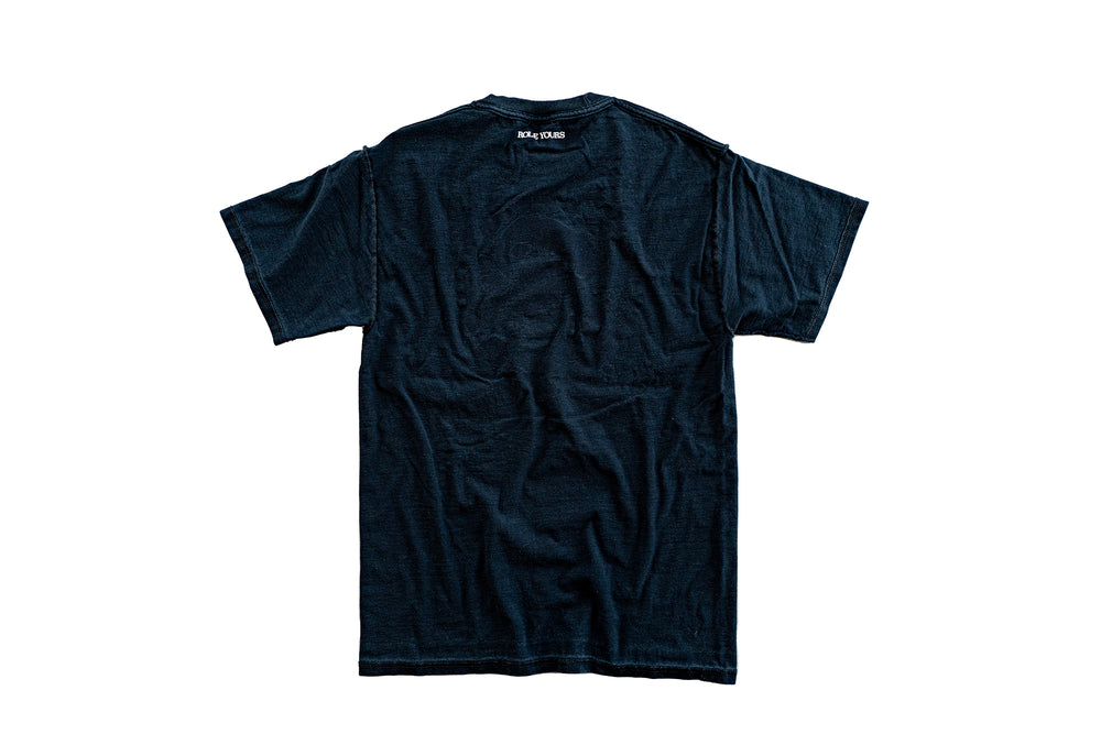 【ROLE YOURS】半袖Tシャツ / ブラック / メンズMサイズ相当