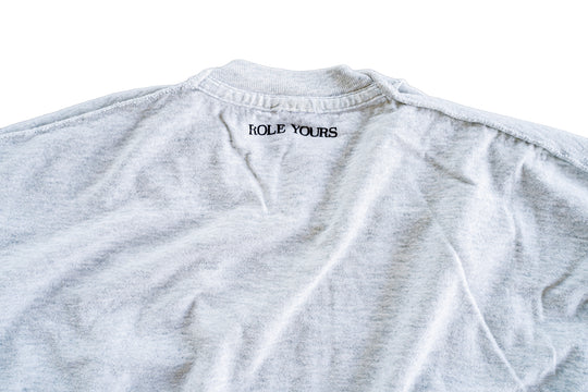 【ROLE YOURS】半袖Tシャツ / グレー / メンズMサイズ相当