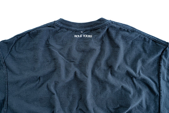 【ROLE YOURS】半袖Tシャツ / ブラック / メンズXLサイズ相当