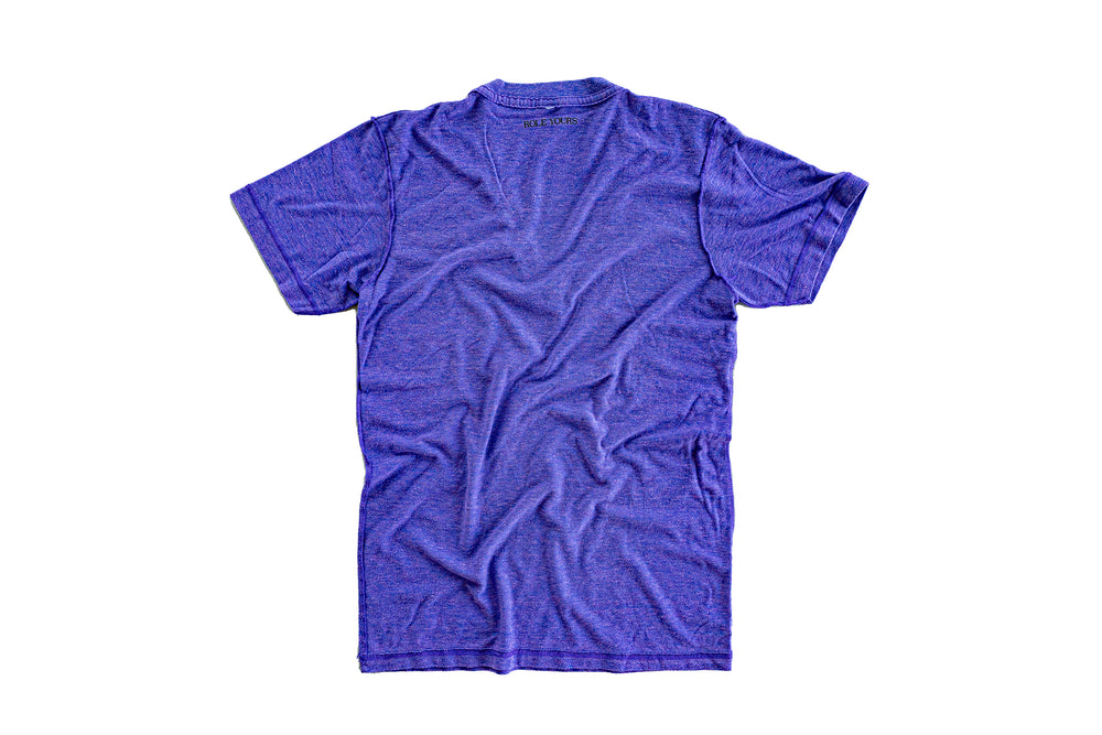 【ROLE YOURS】半袖Tシャツ / パープル / レディースSサイズ相当