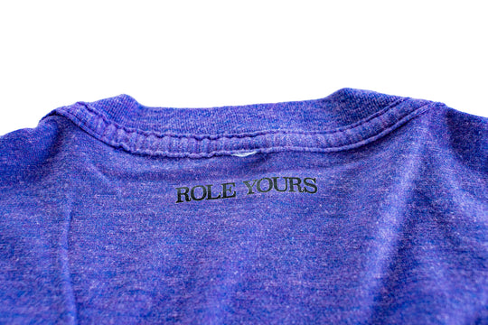 【ROLE YOURS】半袖Tシャツ / パープル / レディースSサイズ相当