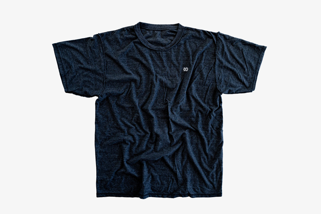 【ROLE YOURS】半袖Tシャツ / ダークネイビー / メンズLサイズ相当