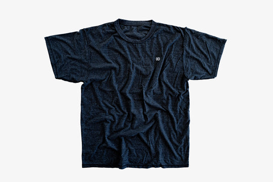 【ROLE YOURS】半袖Tシャツ / ダークネイビー / メンズLサイズ相当