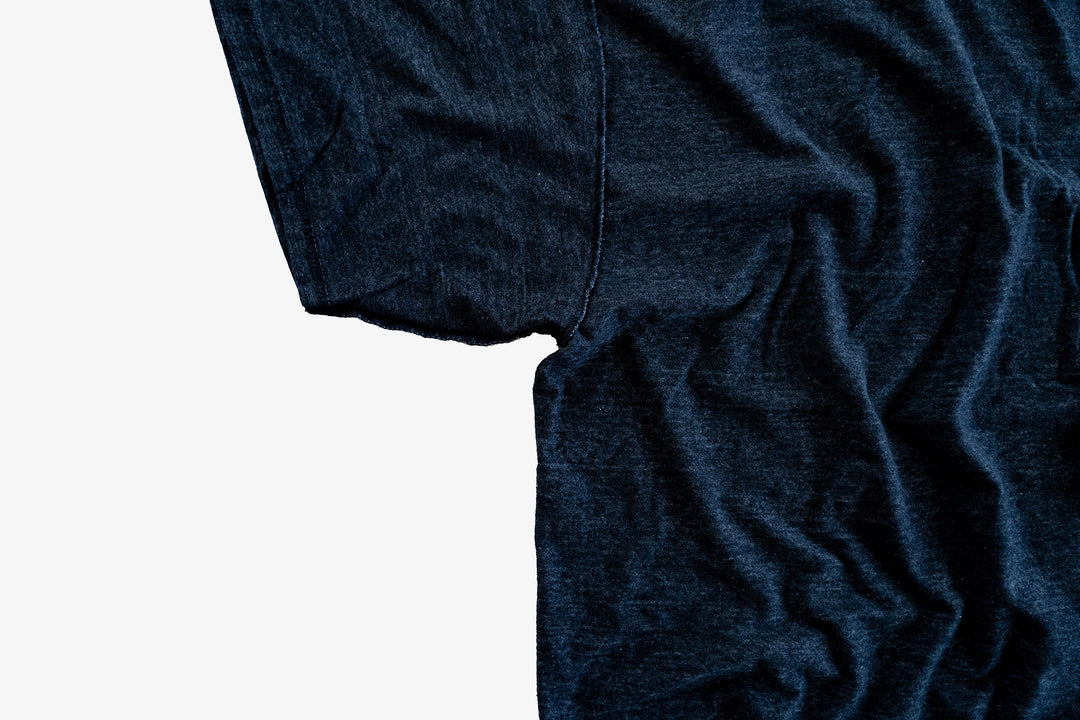 【ROLE YOURS】半袖Tシャツ / ダークネイビー / メンズLサイズ相当