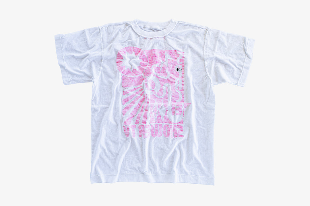 【ROLE YOURS】半袖Tシャツ / ホワイト / レディースSサイズ相当