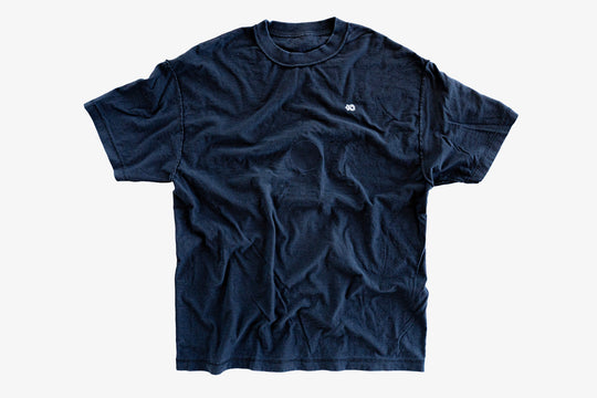 【ROLE YOURS】半袖Tシャツ / ダークネイビー / メンズ3Lサイズ相当