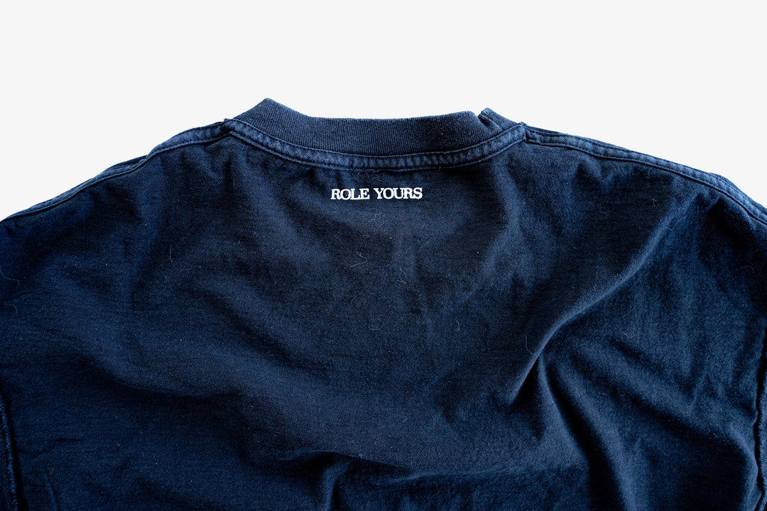 【ROLE YOURS】半袖Tシャツ / ダークネイビー / メンズ3Lサイズ相当