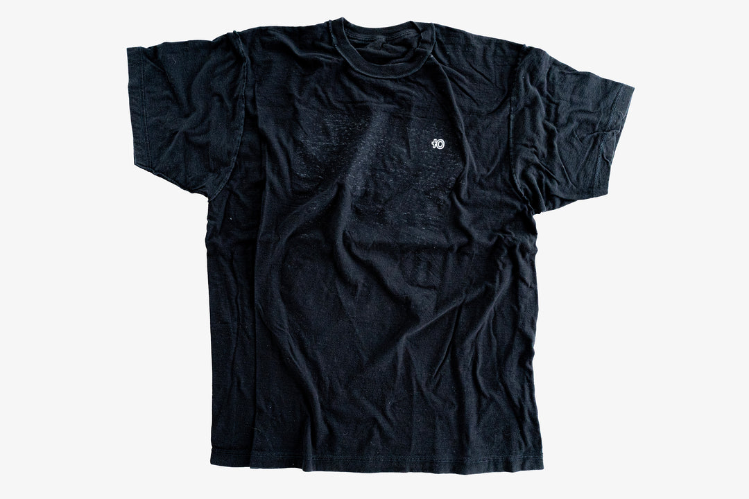 【ROLE YOURS】半袖Tシャツ / ブラック / メンズMサイズ相当