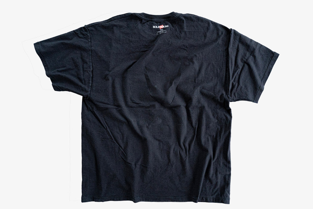 【ROLE YOURS】半袖Tシャツ / ブラック / メンズ3Lサイズ相当