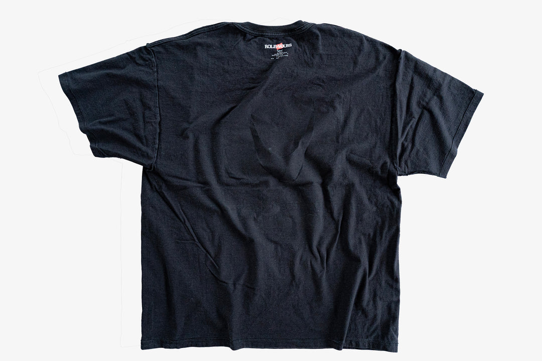 【ROLE YOURS】半袖Tシャツ / ブラック / メンズ3Lサイズ相当
