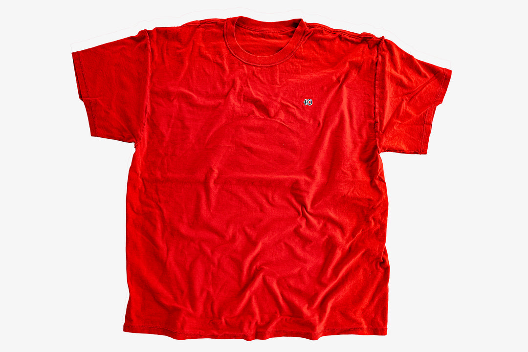 【ROLE YOURS】半袖Tシャツ / レッド / メンズXLサイズ相当