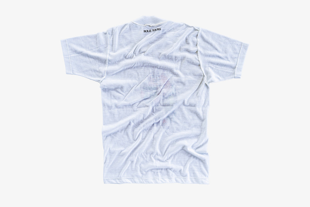 【ROLE YOURS】半袖Tシャツ / ホワイト / レディースXSサイズ相当