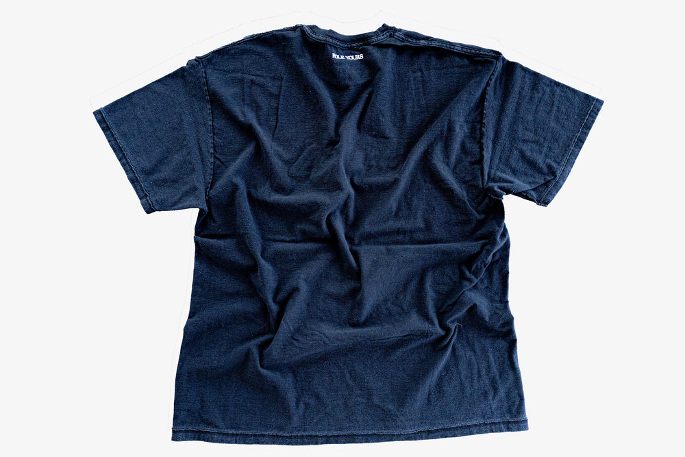【ROLE YOURS】半袖Tシャツ / ブラック / メンズXLサイズ相当