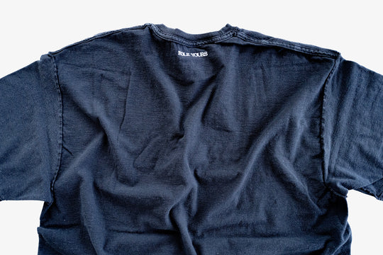 【ROLE YOURS】半袖Tシャツ / ブラック / メンズXLサイズ相当
