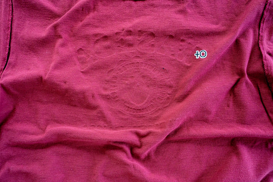 【ROLE YOURS】半袖Tシャツ / ワインレッド / メンズMサイズ相当