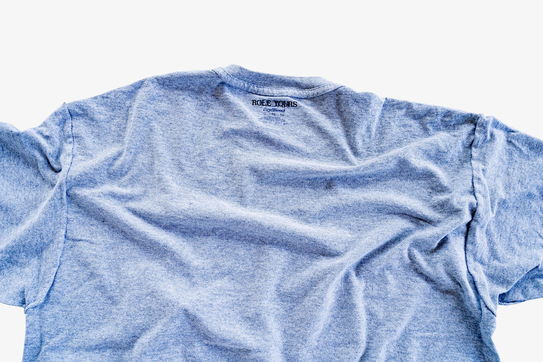 【ROLE YOURS】半袖Tシャツ / グレー / メンズXLサイズ相当