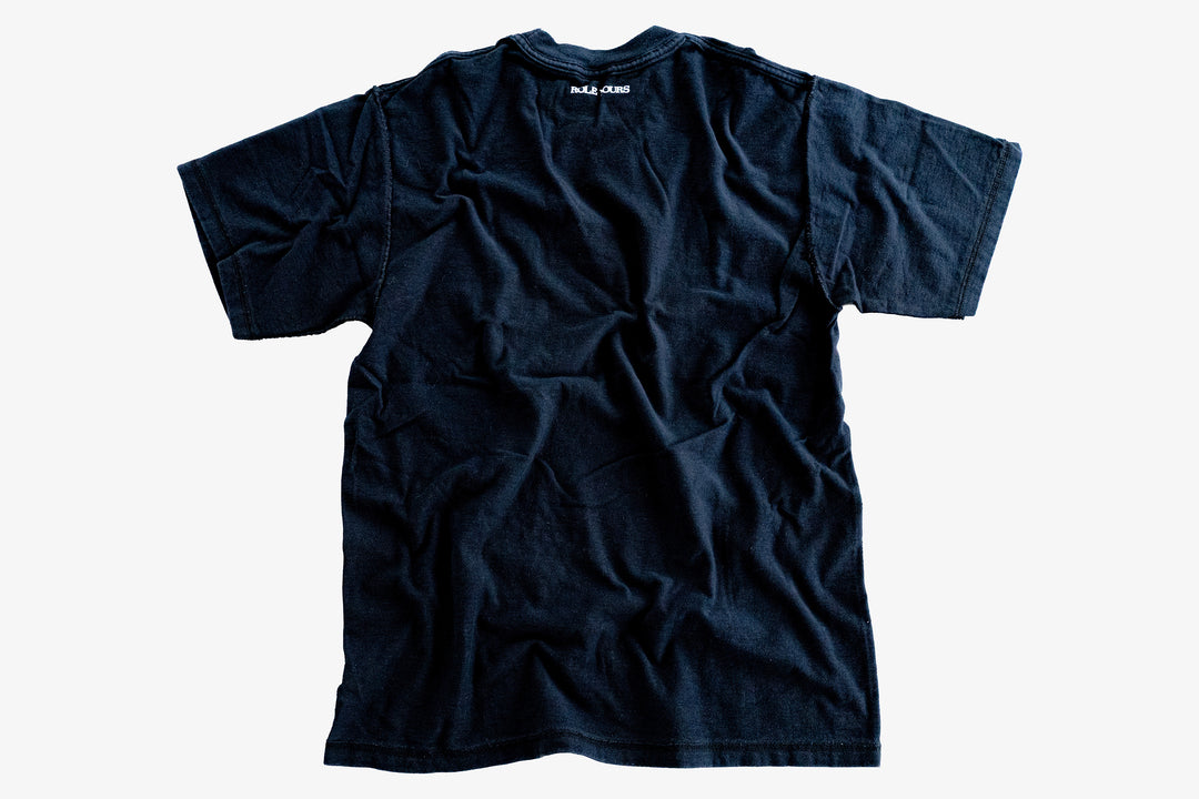 【ROLE YOURS】半袖Tシャツ / ブラック / メンズSサイズ相当