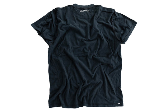 【ROLE YOURS】半袖Tシャツ / ブラック / レディースMサイズ相当