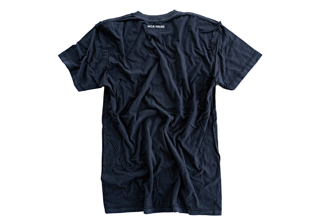 【ROLE YOURS】半袖Tシャツ / ブラック / メンズSサイズ相当