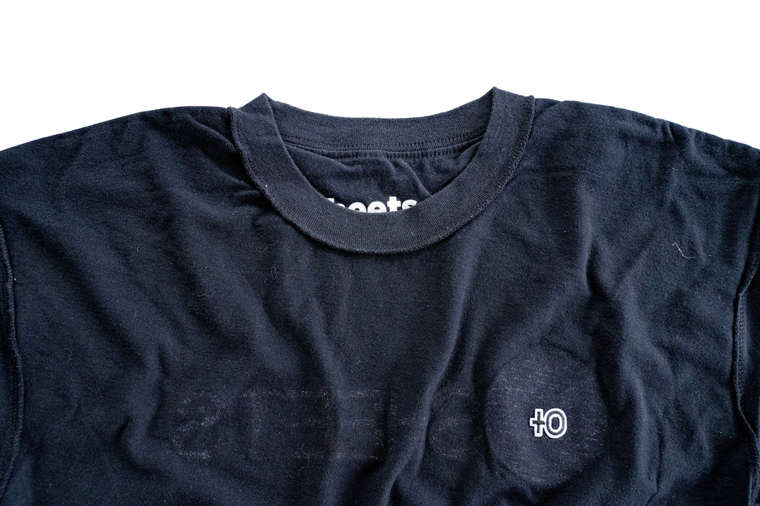 【ROLE YOURS】半袖Tシャツ / ブラック / メンズSサイズ相当