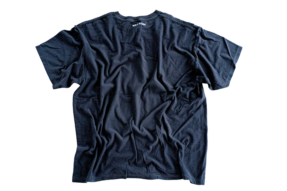 【ROLE YOURS】半袖Tシャツ / ブラック / メンズXLサイズ相当