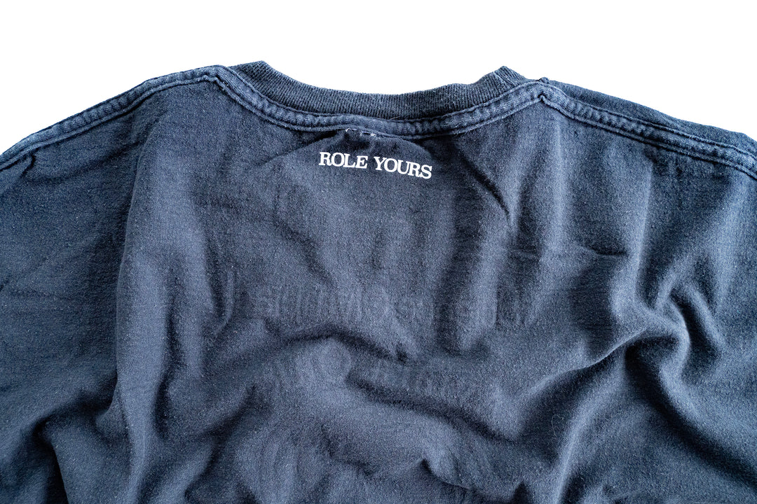 【ROLE YOURS】半袖Tシャツ / ブラック / メンズMサイズ相当
