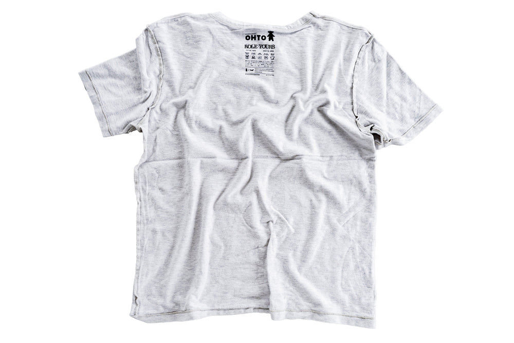 【ROLE YOURS】半袖Tシャツ / オートミール / メンズSサイズ相当