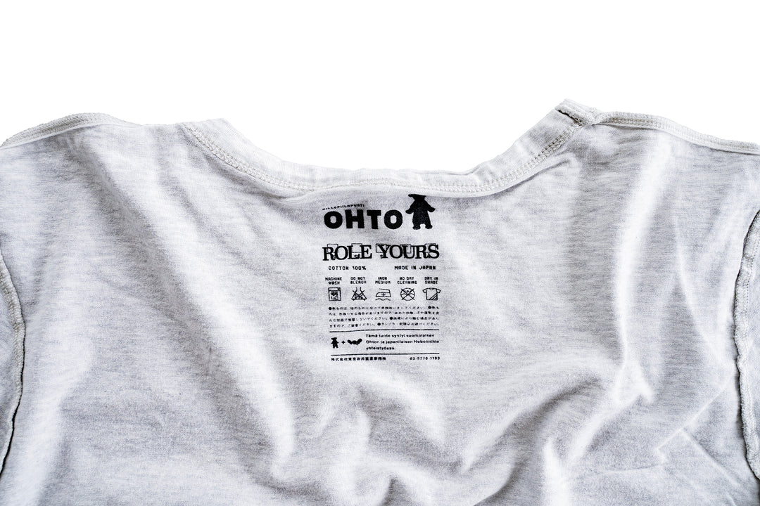 【ROLE YOURS】半袖Tシャツ / オートミール / メンズSサイズ相当