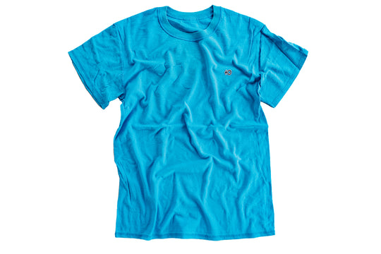 【ROLE YOURS】半袖Tシャツ / サックスブルー / レディースSサイズ相当
