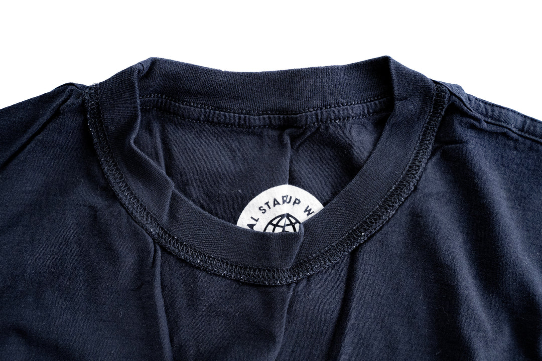 【ROLE YOURS】半袖Tシャツ / ブラック / レディースMサイズ相当