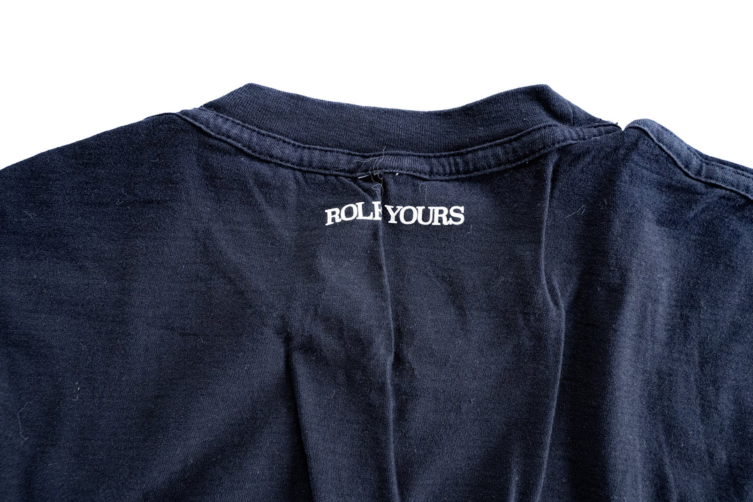【ROLE YOURS】半袖Tシャツ / ブラック / レディースMサイズ相当