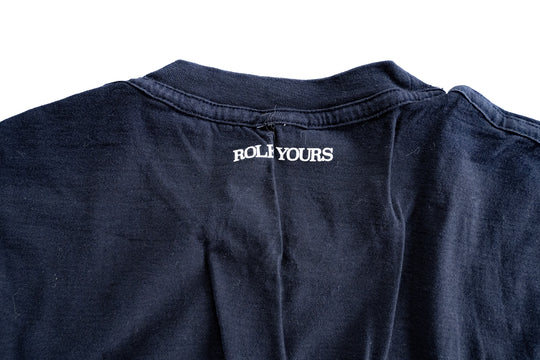 【ROLE YOURS】半袖Tシャツ / ブラック / レディースMサイズ相当