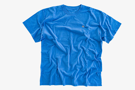 【ROLE YOURS】半袖Tシャツ / ブルー / メンズXLサイズ相当
