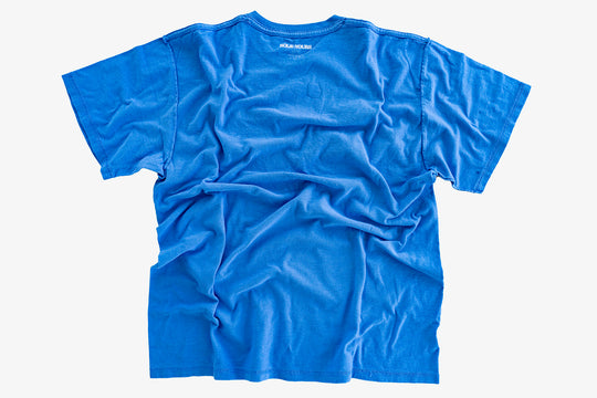 【ROLE YOURS】半袖Tシャツ / ブルー / メンズXLサイズ相当