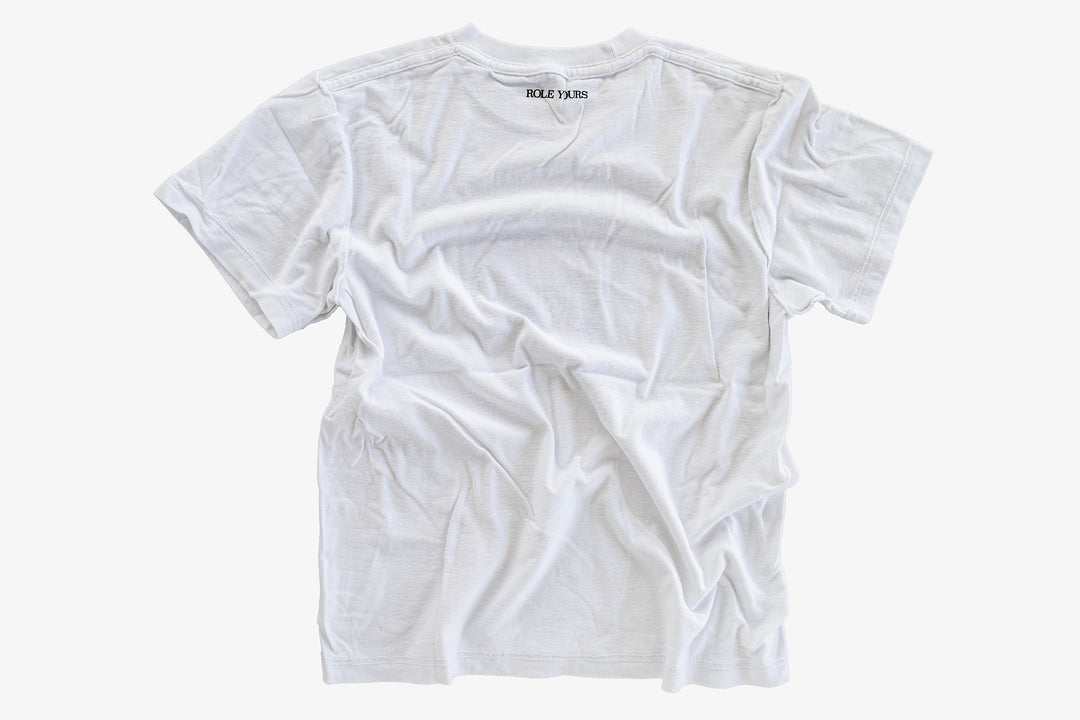【ROLE YOURS】半袖Tシャツ / ホワイト / レディースMサイズ相当