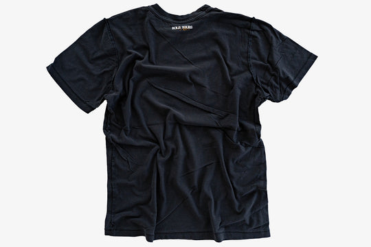 【ROLE YOURS】半袖Tシャツ / ブラック / メンズSサイズ相当