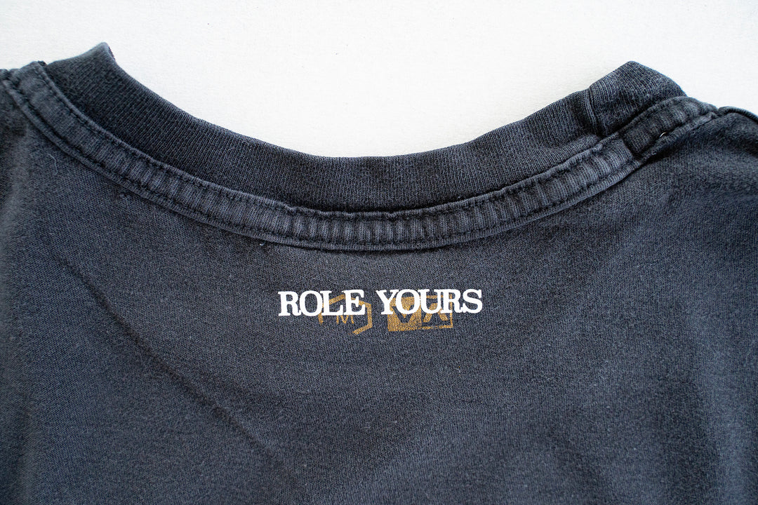 【ROLE YOURS】半袖Tシャツ / ブラック / メンズSサイズ相当